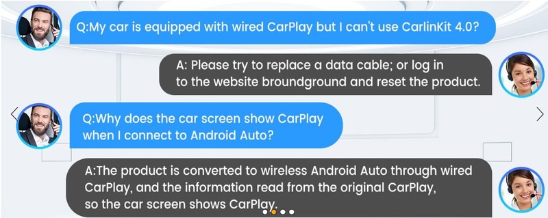 4.0 Wireless CarPlay & Android Auto Adapter, Plug & Play, 2 in 1 - Fit for Fa... gallery