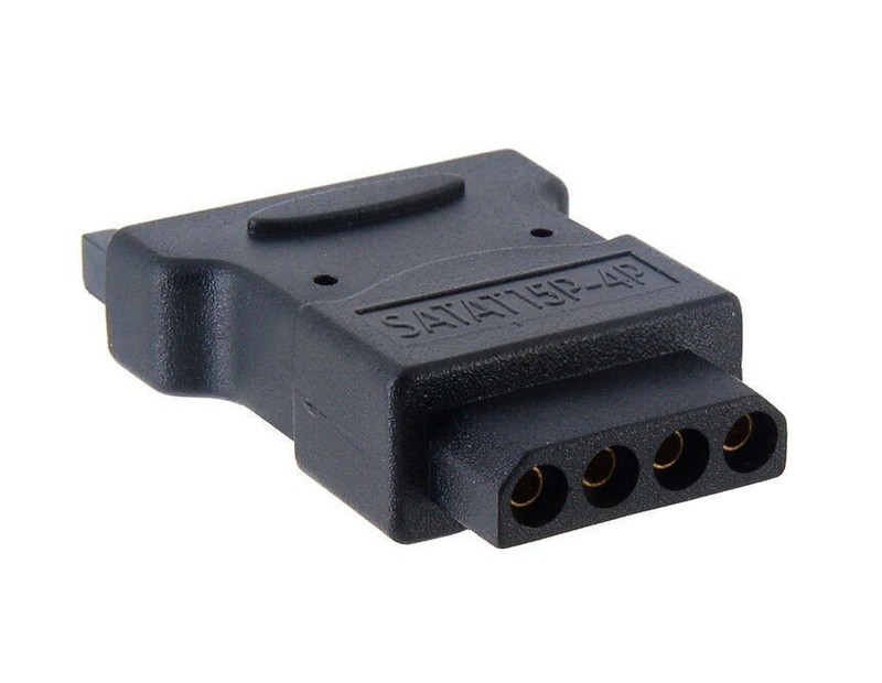 SATA (Male)Power Cable to Molex 4-pin IDE Drive Adapter for Hard Disk PC gallery