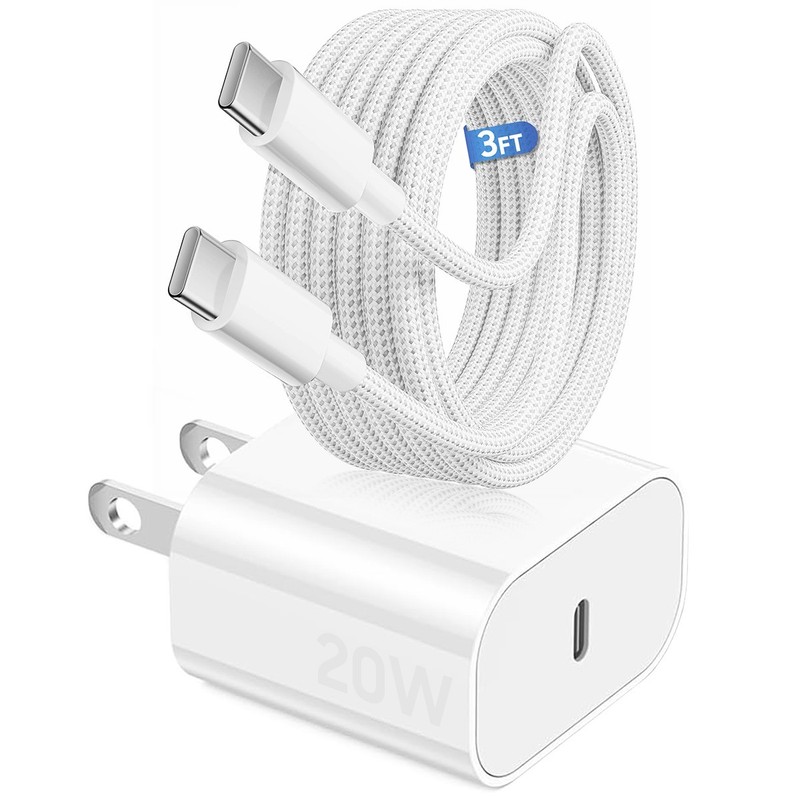 Original USB-C Fast Charger For iPhone 17 16 15 Pro Max Air models +Type C Cable