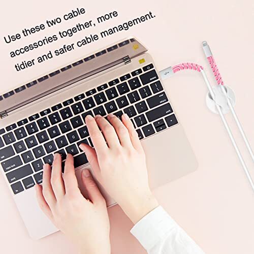 35 Pack Charging Cable Protector Spiral Tube Wire Protectors Cord Sleeve gallery