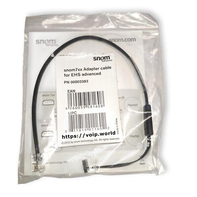 Snom 7XX EHS Cable for Jabra/Plantronics Dect 3383