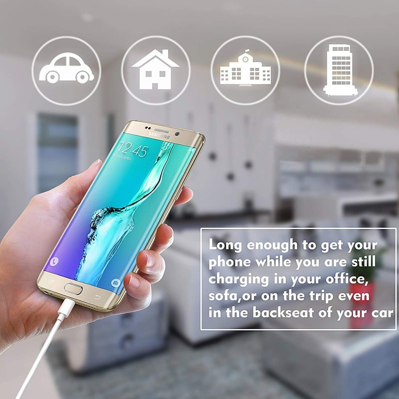 3/6ft Micro USB Fast Charging Cable Cord For Samsung Android Phone Charger gallery