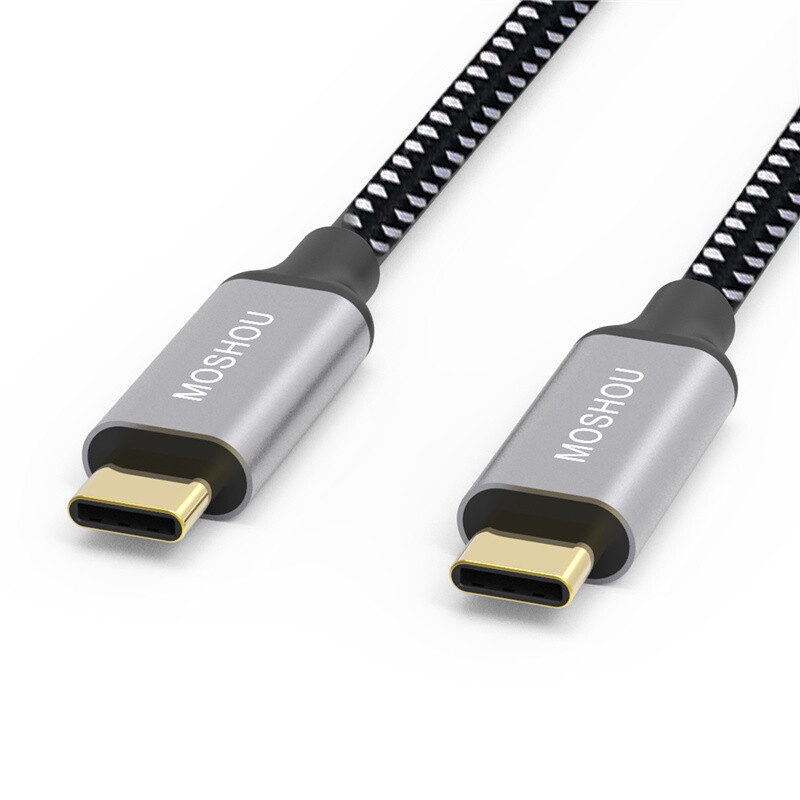 USB C to Type C Cable For Macbook Pro 5A PD 100W USB 3.1 Gen 2 Fast USB-C Cable