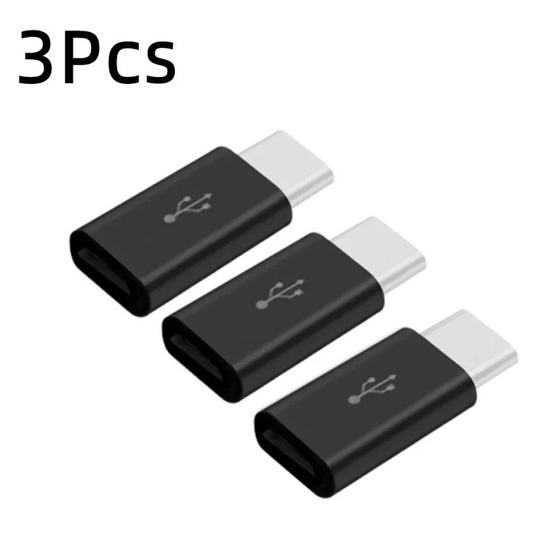 Micro USB Female to Type C Male Adapter Converter Micro-B to USB-C Connector