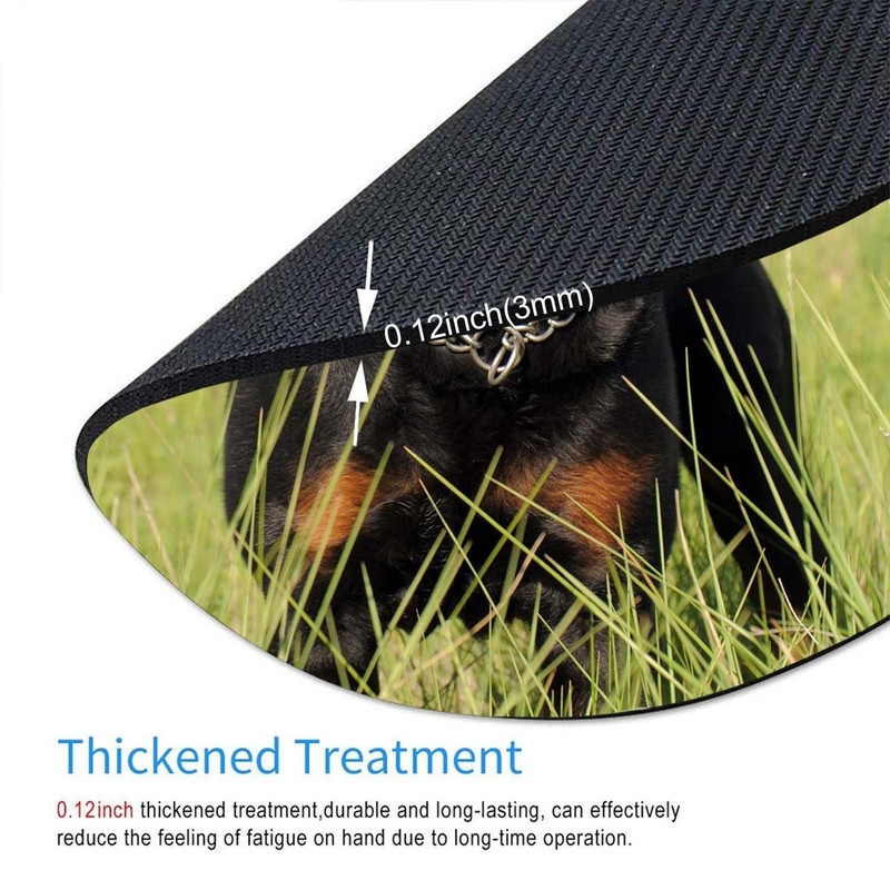 Purebred Rottweiler Round Mouse Pad,Non-Slip Rubber Base Wireless Gaming Mous... gallery