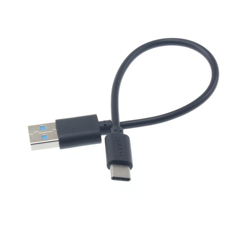 Short USB Cable Type-C Charger Cord Power Wire USB-C Fast Charge for Cell Phones