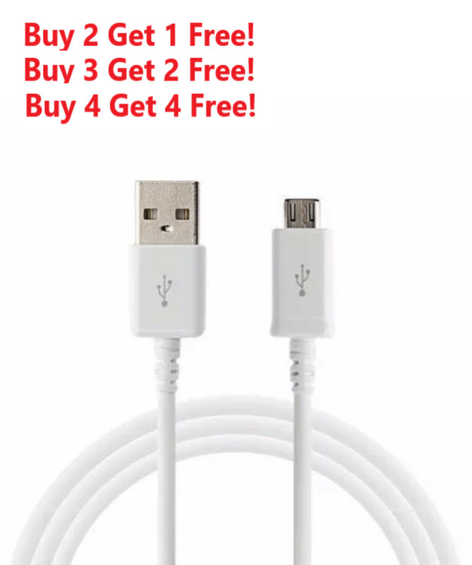 For Samsung LG HTC Android Phone Micro USB Charger Fast Charging Cable Cord