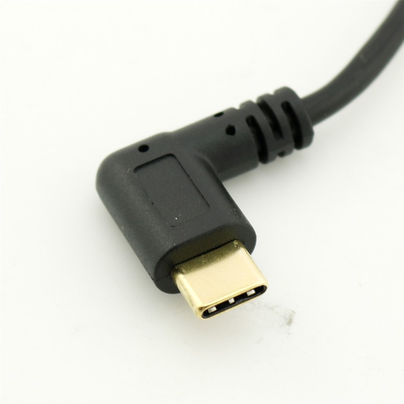 Type C Male Right angled to USB 2.0 A Male Left angled charging Sync Data Cable gallery
