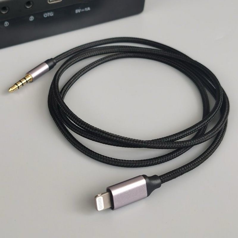 8 Pin to 3.5mm AUX Audio Car Adapter Cord For iPhone 13 12 11 Pro Max 7 8 X XR