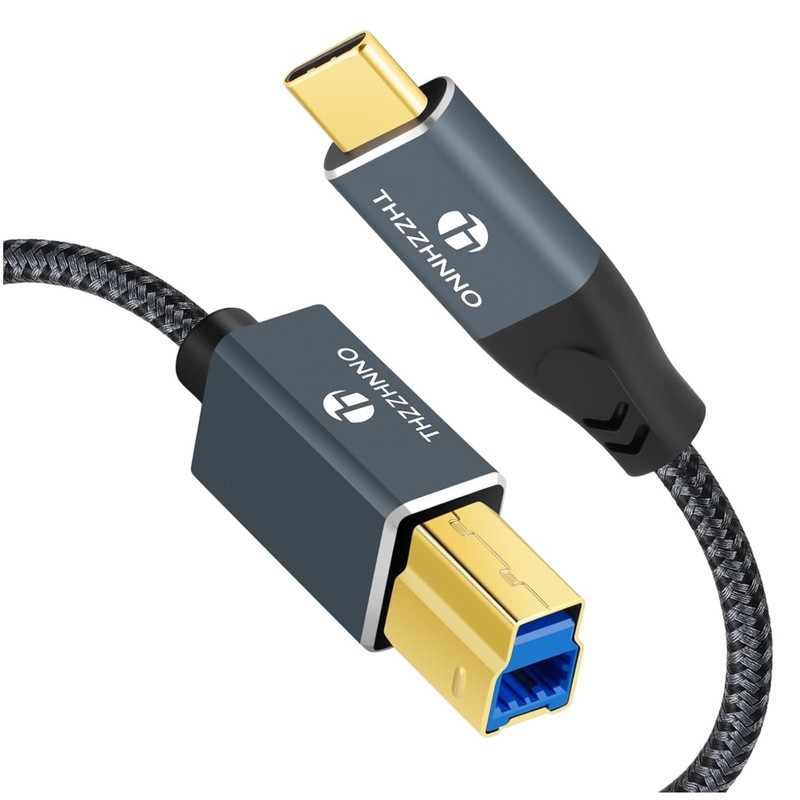 Fast Data Transfer USB C to USB B 3.0 Cable