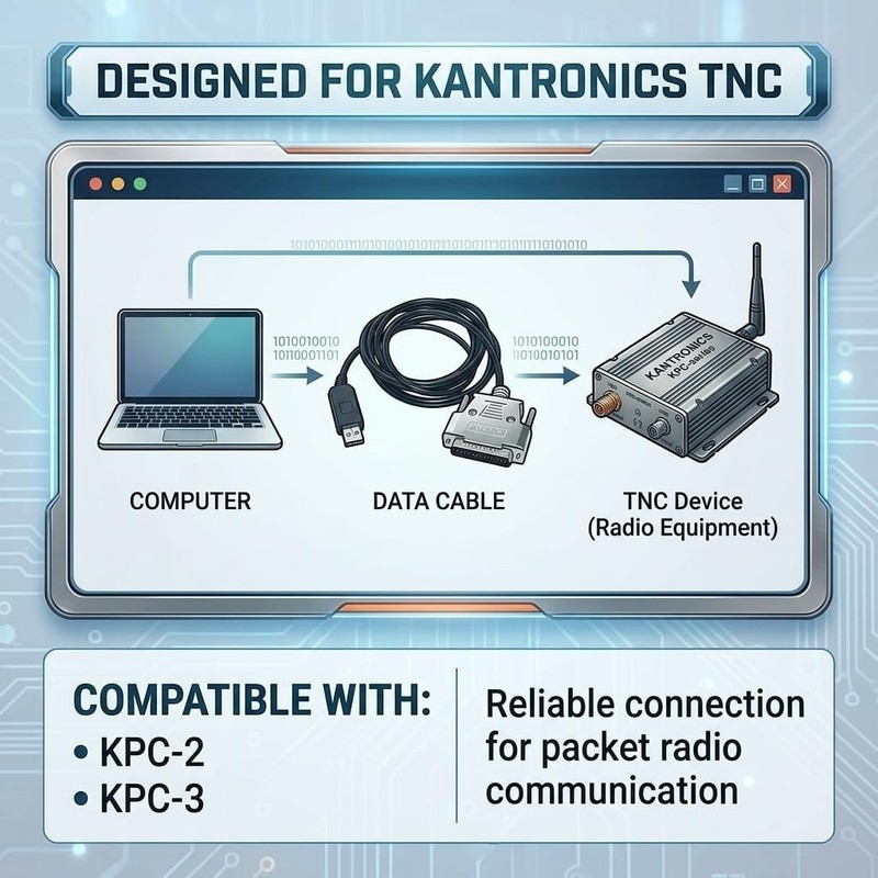 1.8 Meters USB Male To DB25 Male RS232 Serial Communication Cable KPC2 PC gallery