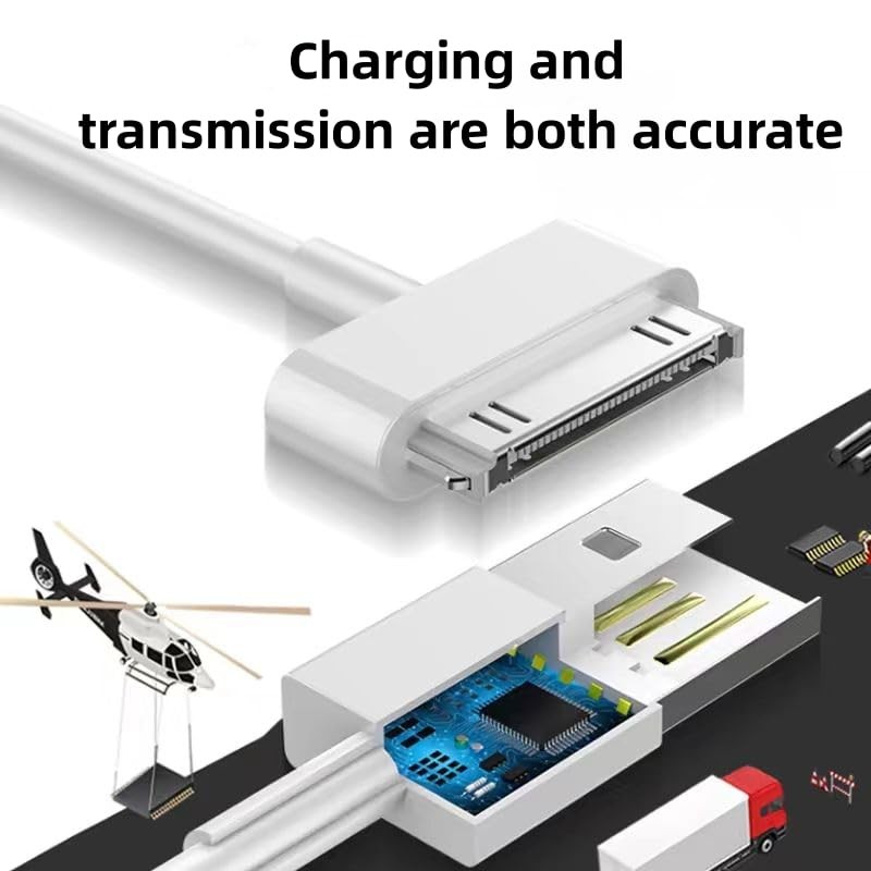 30 Pin USB Data Sync Cable Charger for Lot iPhone 4 4G 4S iPod Nano iPad 1/2/3 gallery