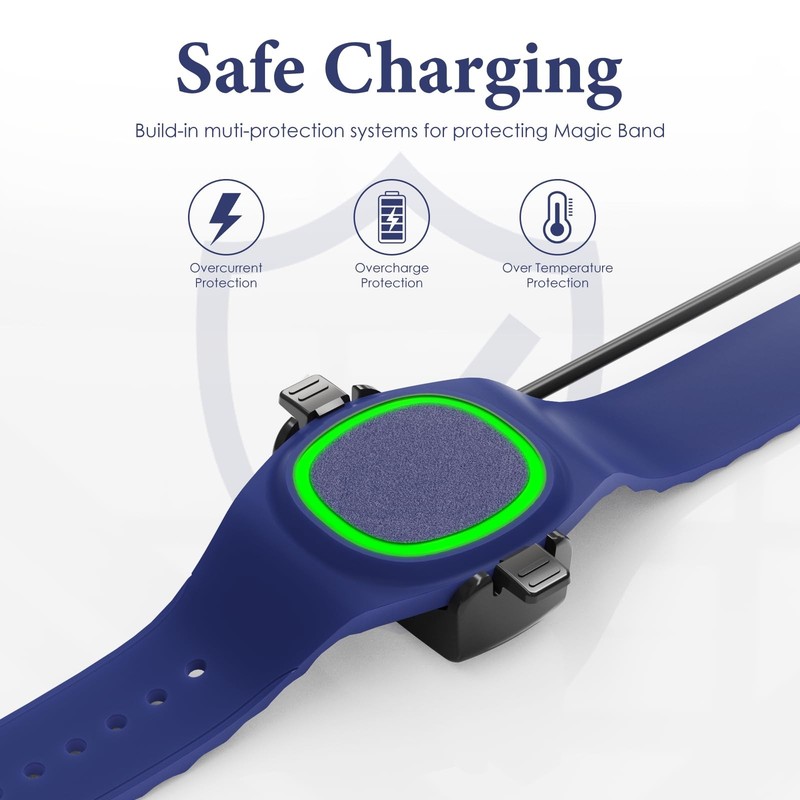 4 Pack Magic Band Charger Compatible with Disney-Magic Band Plus, 3.3ft Repla... gallery