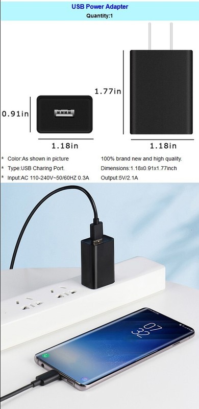 Wireless Charger Pad Adapter For Samsung Galaxy Z Flip 5G SM-F707U Smartphone US gallery