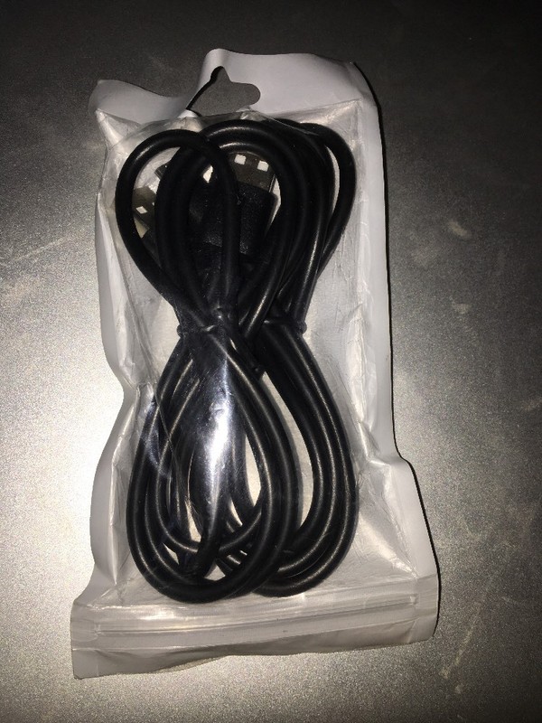 Maxcury 2 Cable 2X1M Black