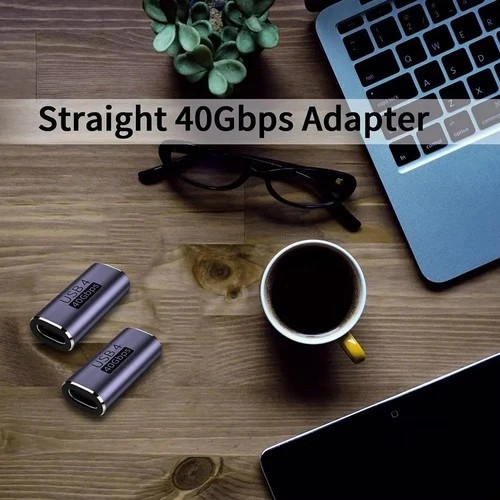 USB 4 Type C Female to Female Adapter Coupler 240W 40Gbps 8K for Thunderbolt Lot gallery