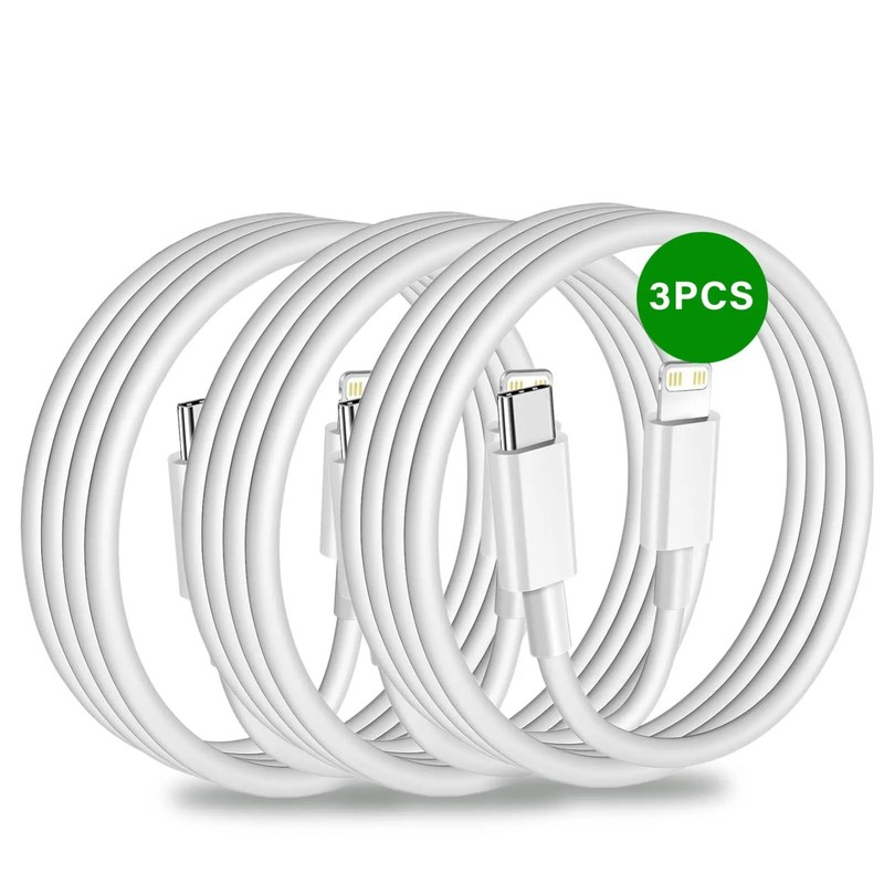 USB-C Charging Cable PD Fast Charger Cord for iPhone, iPad & AirPods Pro