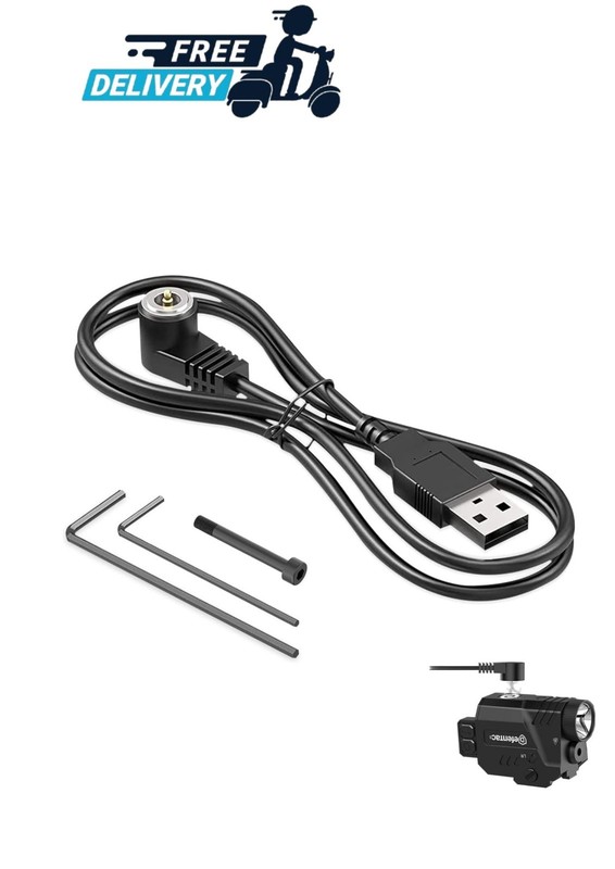DEFENTAC USB Magnetic Charging Cable Compatible with Tactical Produc