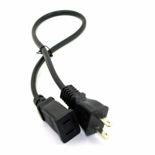 Dual Outlets for NEMA 1-15P to 1-15R Outlet Saver Power Extension Cable 220v 10A gallery