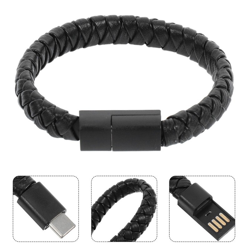 USB C Charging Cable Bracelet Fast Data Transmission and Stylish Design gallery