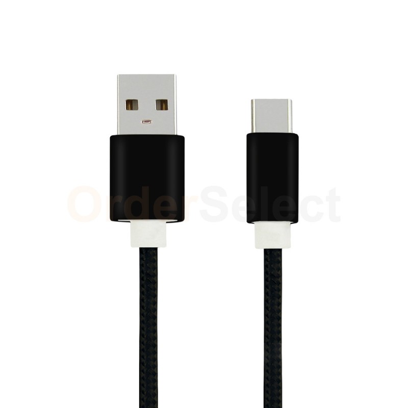 USB Type C Braided Charger Data Cable Cord for ZTE Imperial Max 2 / Zmax Pro gallery