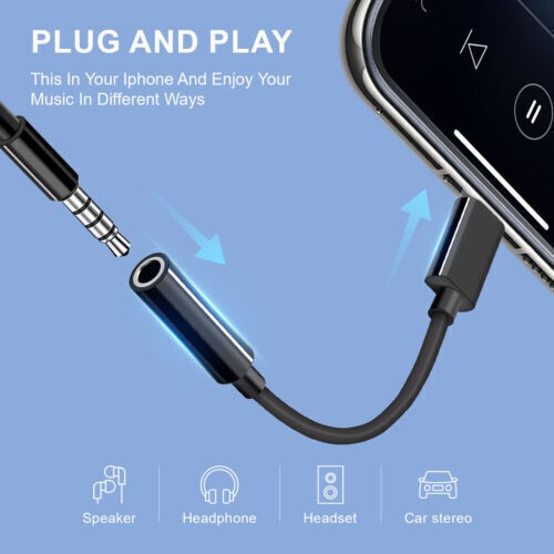 For Samsung Galaxy S24 S22 USB C Cable to 3.5mm Aux Jack Earphone Dongle Adapter gallery