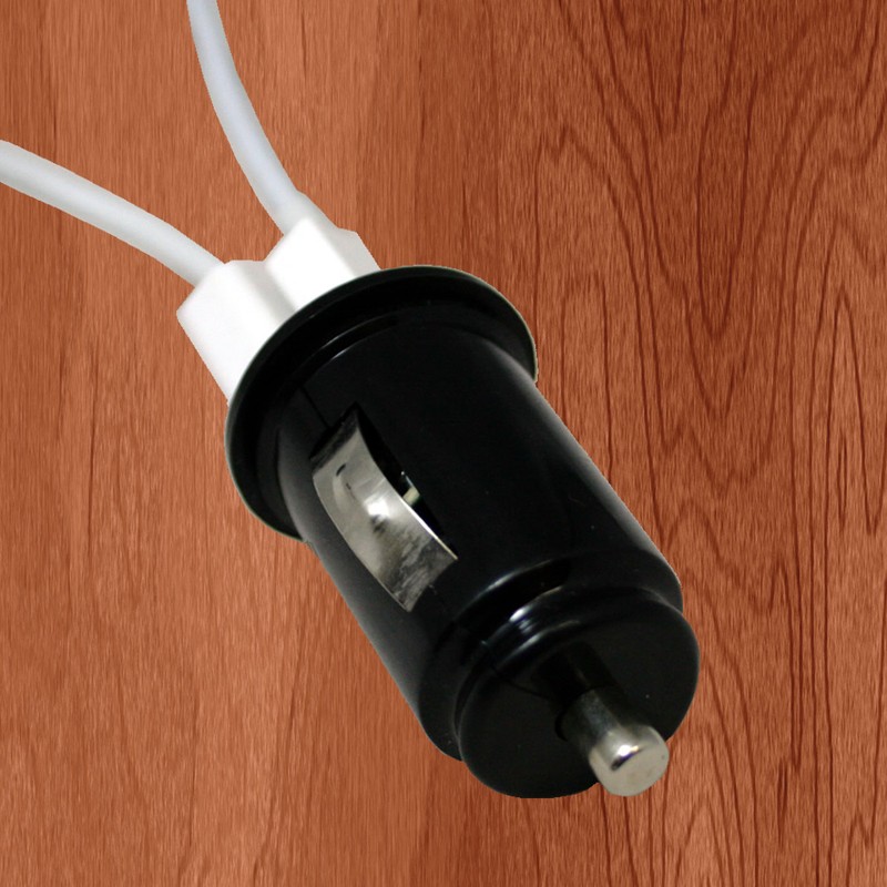 Power Dual 2 Port USB Mini Bullet Car Charger Adapter BLACK ~US SELLER gallery