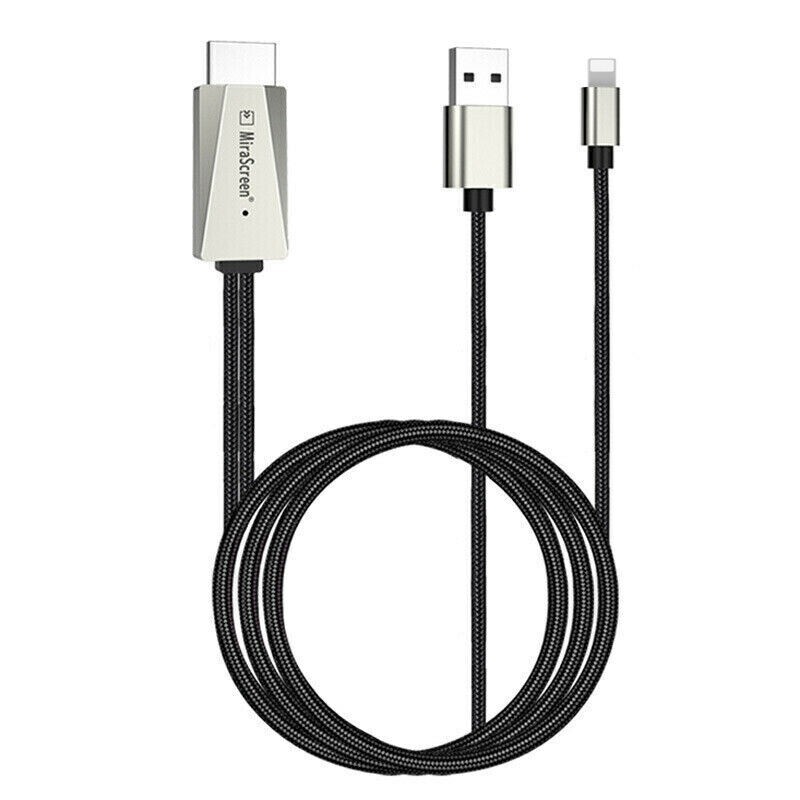 MiraScreen Digital AV Cable Ld13 Apple Iphone Ipad Ipod Screen Mirror