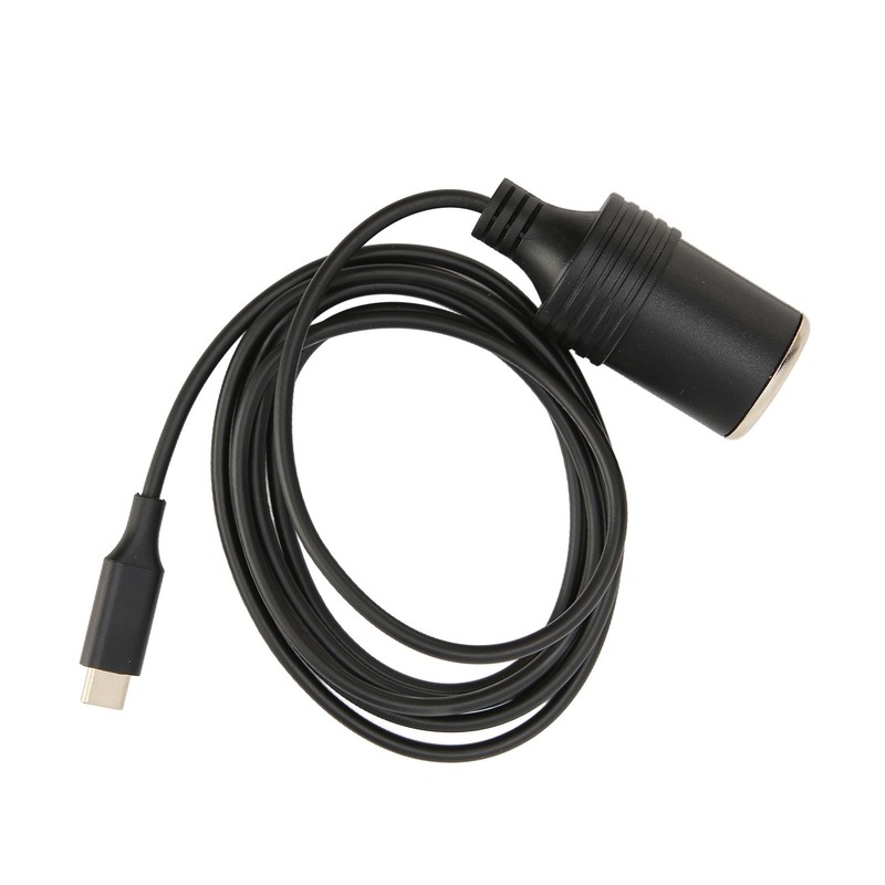 4.9ft Long 15V3A 45W PD Type C To Cigar Lighter CableCigarette Lighter Adapter⭐