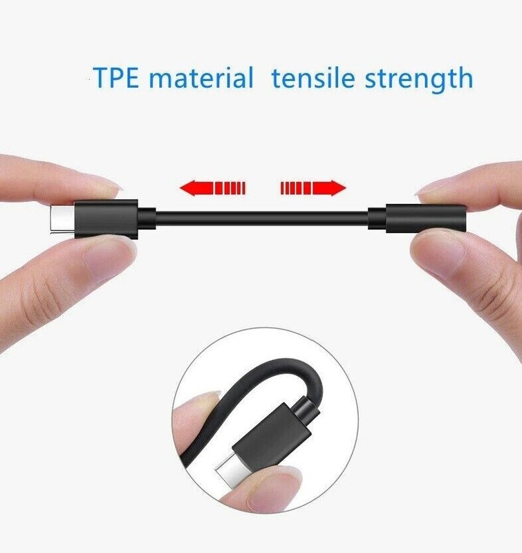 USB-C Type-C to 3.5mm Female AUX Headphone Jack Adapter Cords Universal White gallery