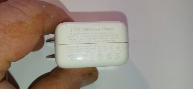 Apple - 12W USB Power Adapter - White - A1401 FREE SHIPPING gallery