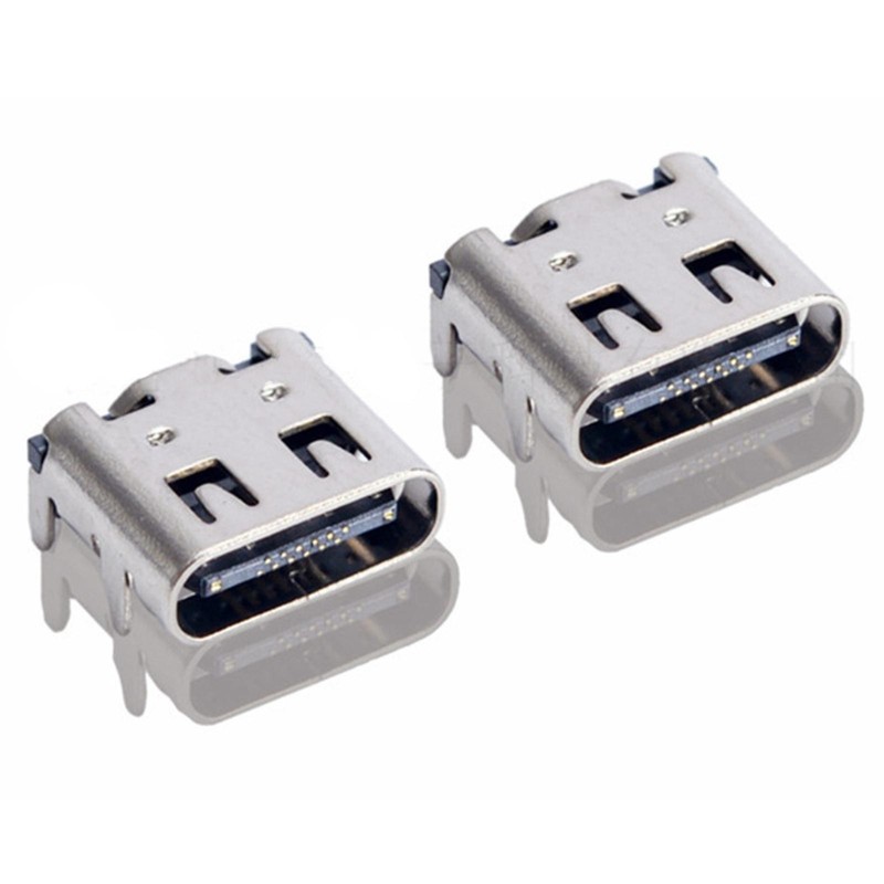 100PCS SMT USB 3.1 Type-C 16pin Female Connector For Mobile Phone Charging Port