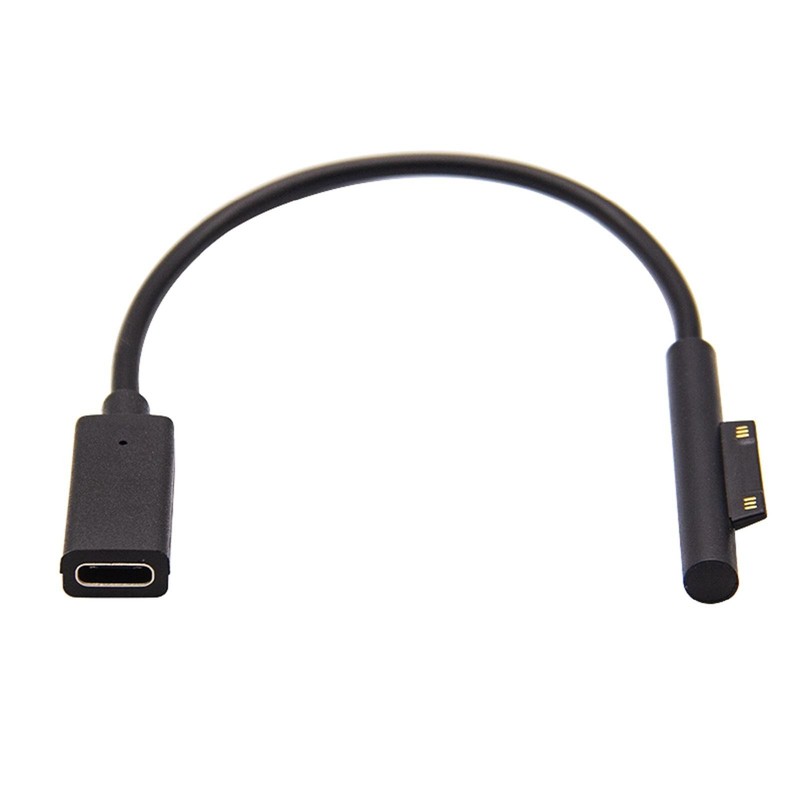 15V 3A Charging Cable USB Type-C Female Power Supply For Surface Pro 4 5 6 Go gallery