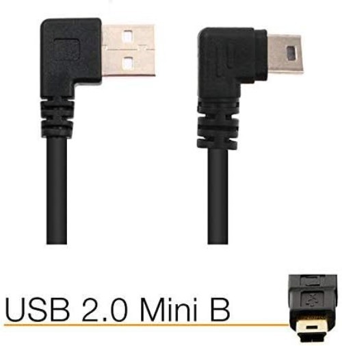 Universal Mini USB Cable 6-Inch with Right Angle Design - 3-Pack for All Devices gallery
