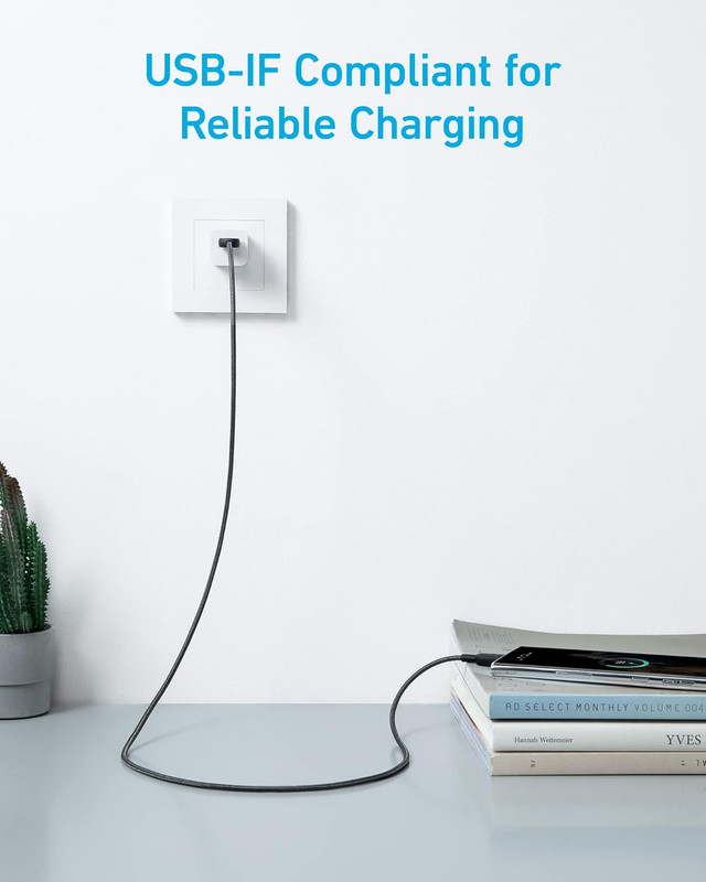 Anker USB a to USB C Cable, Charger Cord , for Iphone 17 Series,Galaxy Note gallery