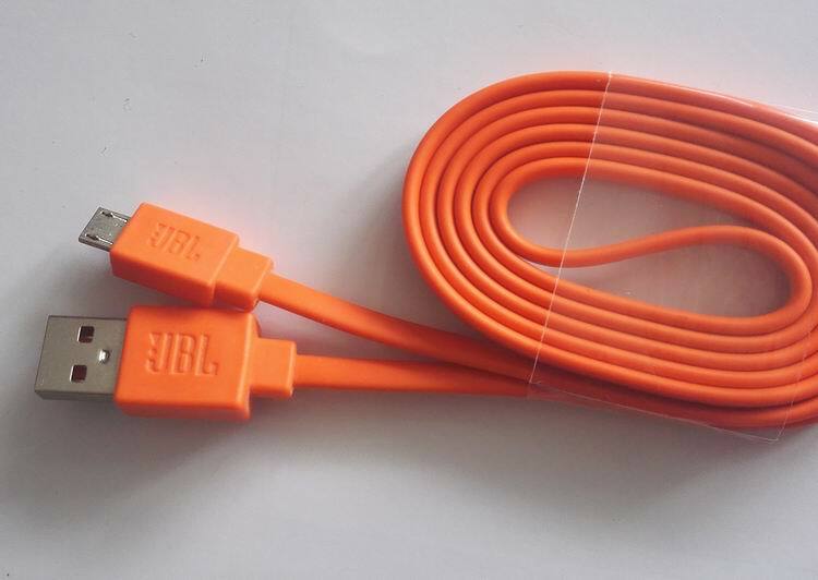 1m/3Ft Micro USB orange charge cable for JBL Charge 2+ Flip 3 Bluetooth speaker gallery