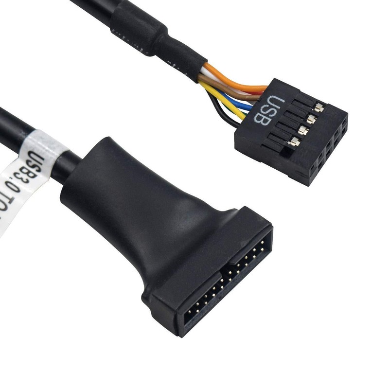 2 Pack USB 3.0 Header to USB 2.0,USB 3.0 to USB 2.0 Motherboard Adapter Cable gallery