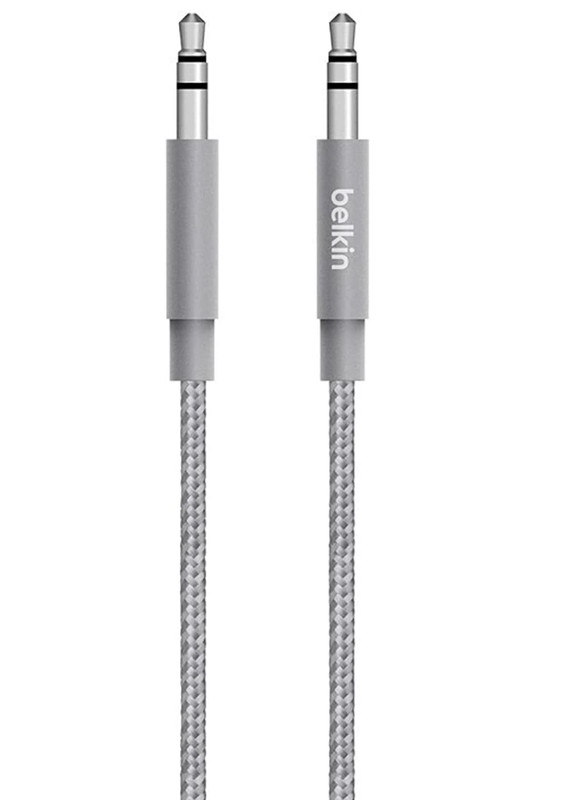 Belkin MiXiT Metallic Aux / Auxiliary Cable, 4 Feet (Gray) AV10164BT04-GRY gallery