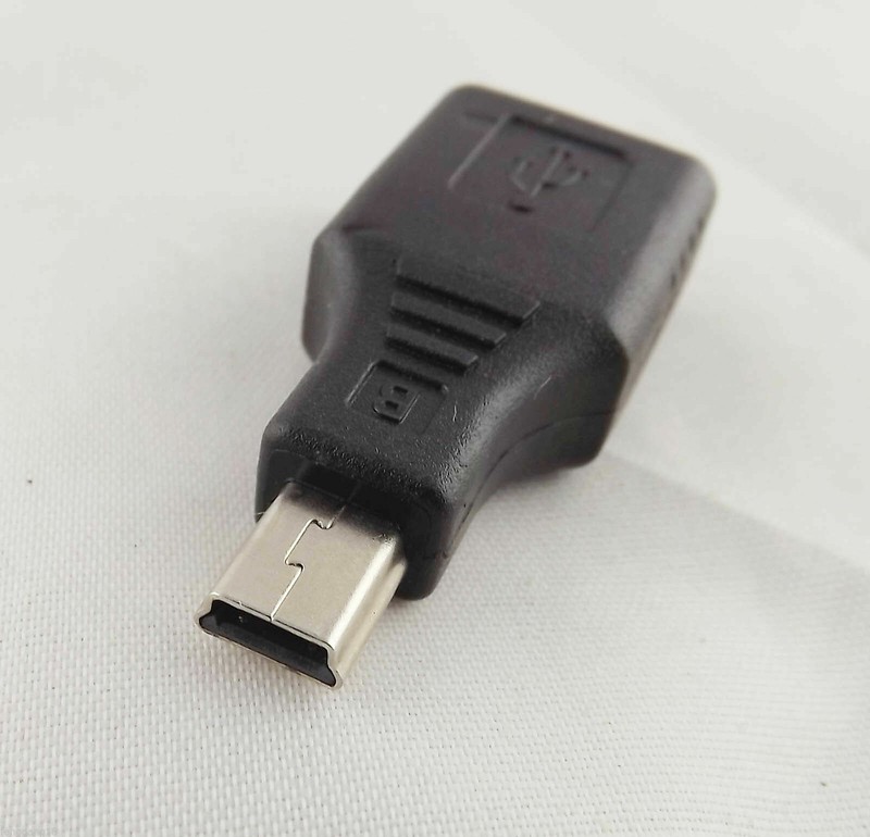 10pcs F/M USB 2.0 A Female To Mini USB B 5 Pin Male Plug OTG Adapter Converter gallery
