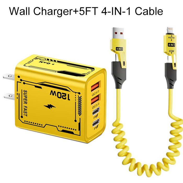65W USB-C Cable Fast Charger Type C Charging Cord Data SYNC For iPhone 16 15 14