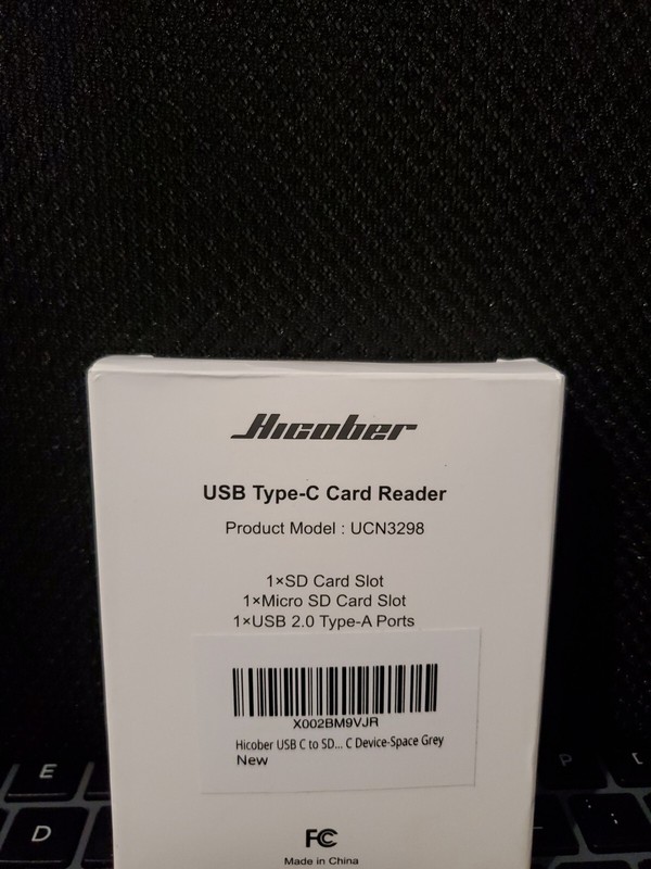 Hicober USB C to SD Card Reader, Micro SD Memory Card Reader, Type C to SD Card gallery