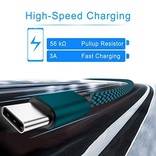 USB Type C Charger Cable 3-Pack with USB to C Adapter, Thunderbolt 4 OTG Convert gallery