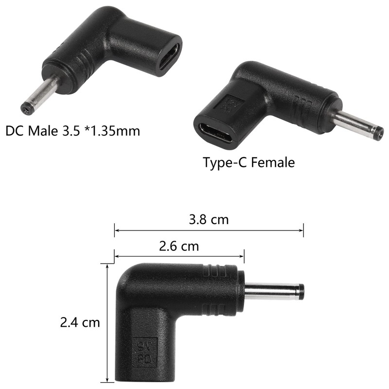 100W USB to USB Fast Power Cable,Supports UP to 5A 20V with 3PCS 5V 9V 12V DC... gallery