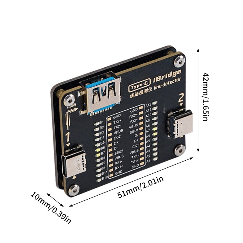 Green Blue PCB Fast Charging Cable Tester For Precise Signals Transmission gallery