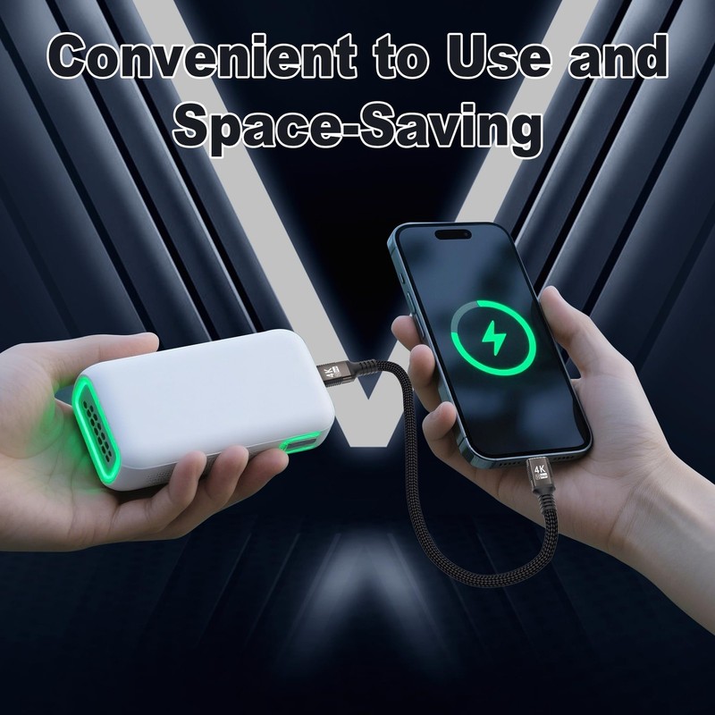 2 PCS 10 FT USB C to USB C Cable 10Gbps 100W 4K 60Hz Braided Charging Cord gallery