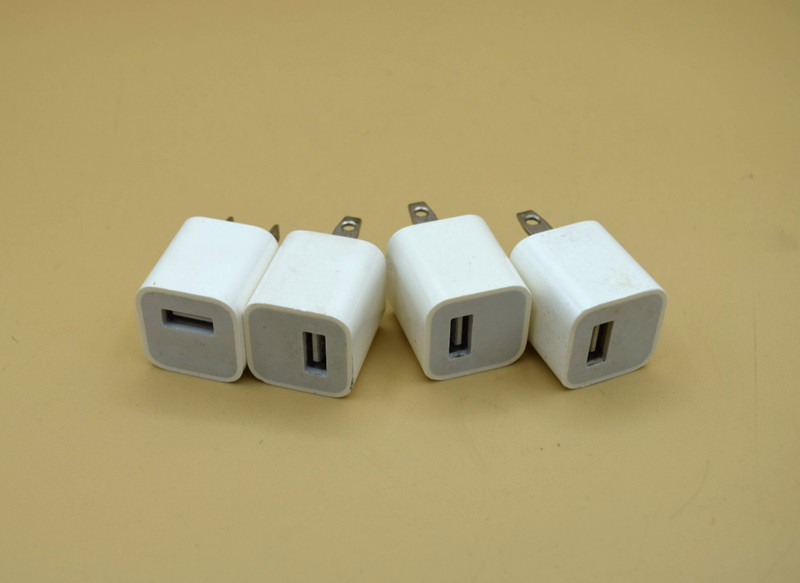 Lot Of 4 Apple OEM 5W USB Wall Charger Power ADAPTER Cube A1265