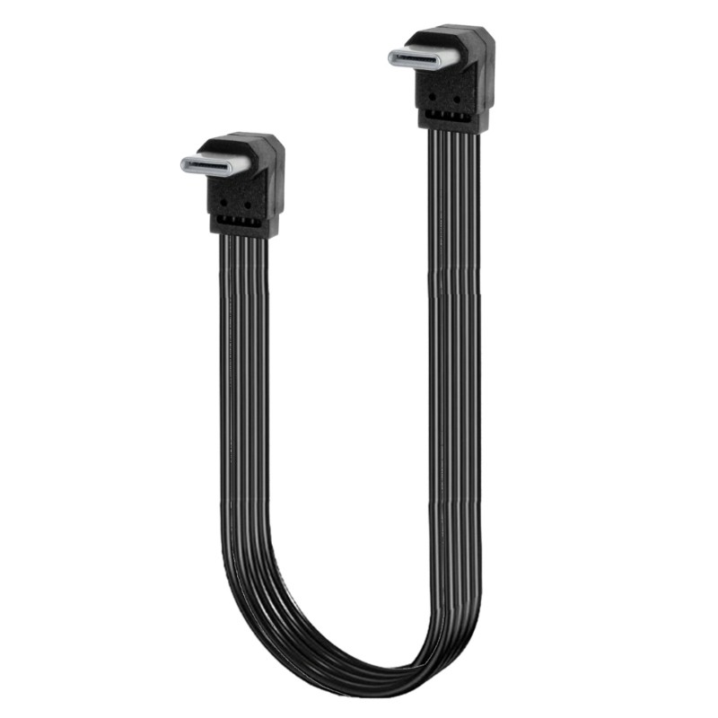 Right Angle to USB C Angled Data Transfer Fast Charging Cable 45W for Phone gallery
