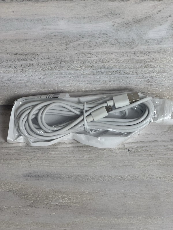 Lot of 6 Extra Long 16ft (5m) Micro USB Charging Cables White gallery