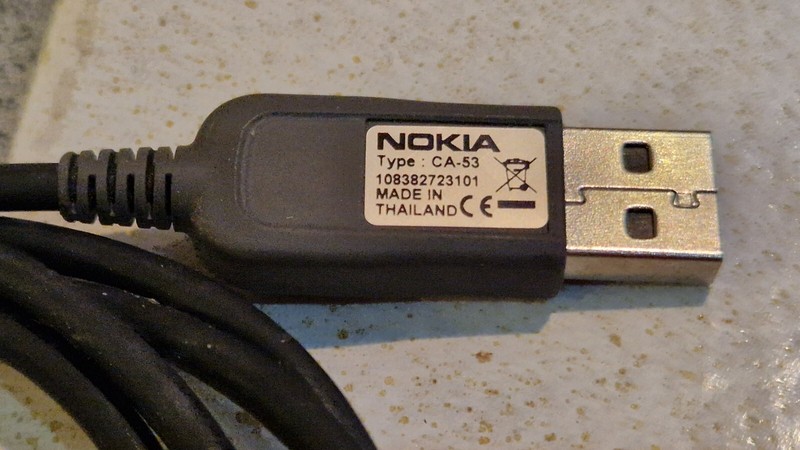 Nokia CA-53 USB DATA SYNC CABLE