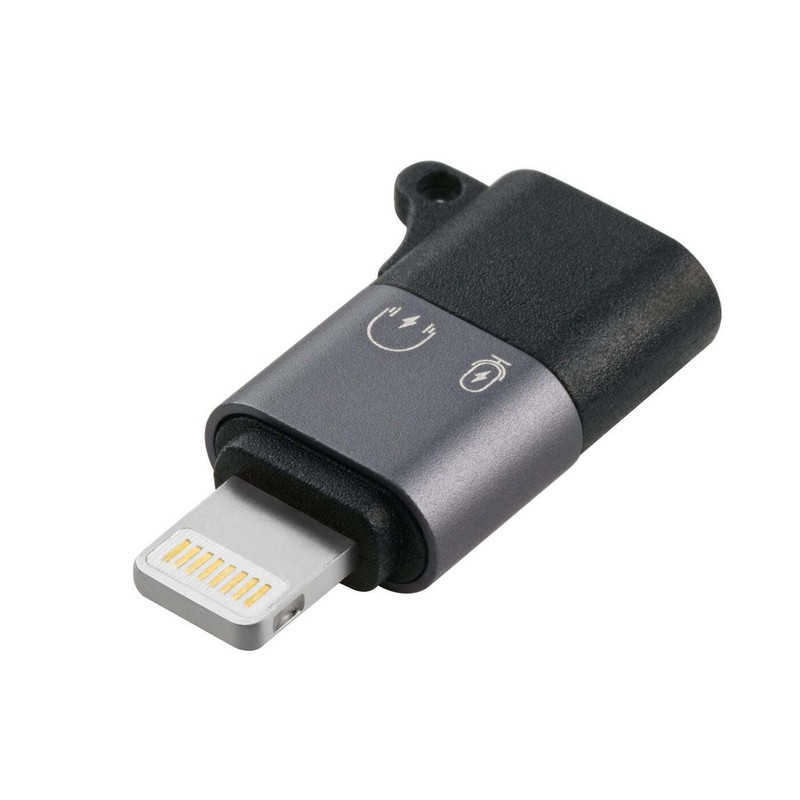 2Pcs OTG Adapter for iPhone Apple iOS Male to USB Female Audio DAC Headphone